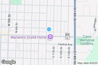 Map image of the property - 109 N 10th St