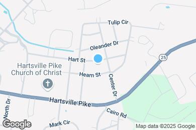 Map image of the property - 923 Hart St