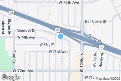 Map image of the property - 7361 Quivas St