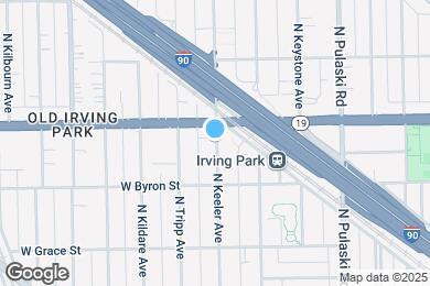 Map image of the property - 3934 N Keeler Ave