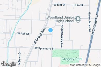 Map image of the property - 1815 N Woolsey Ave