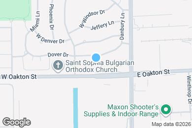 Map image of the property - 165 Dover Dr