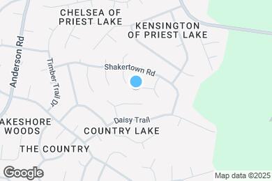 Map image of the property - 3413 Westcliffe Ct