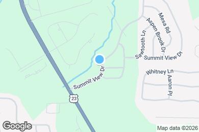 Map image of the property - 113 Summit View Dr