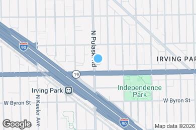 Map image of the property - 4015 N Pulaski Rd