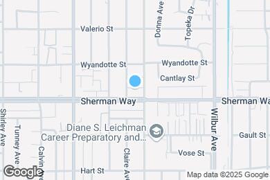 Map image of the property - Sherman Way Apartments