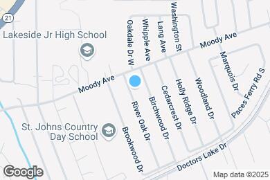 Map image of the property - 2733 River Oak Dr