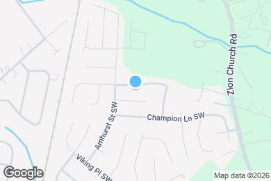 Map image of the property - 3020 Rockingham Ct SW