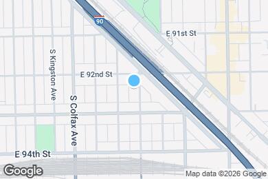 Map image of the property - 9220 S Manistee Ave