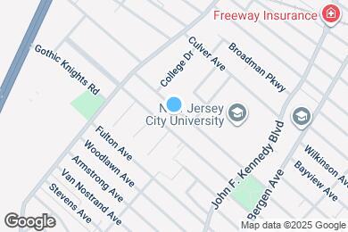 Map image of the property - 125 Audubon Ave