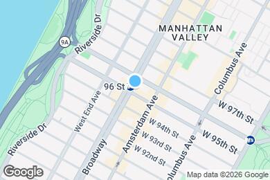 Map image of the property - 215 W 95th St