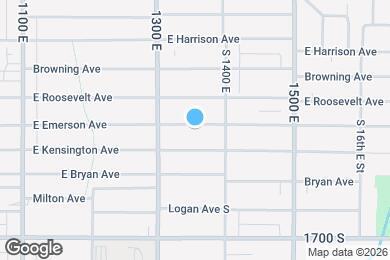 Map image of the property - 1350 E Emerson Ave