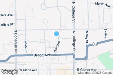 Map image of the property - 423 Sanders St