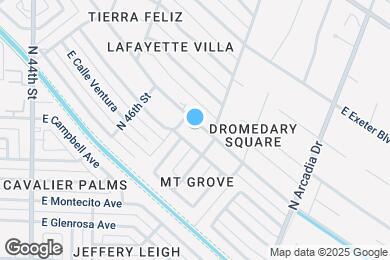 Map image of the property - 4727 E Lafayette Blvd