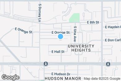 Map image of the property - 1349 E Don Carlos Ave