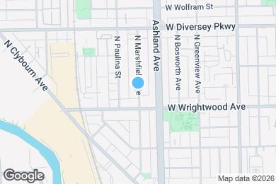 Map image of the property - 2618 N Marshfield Ave