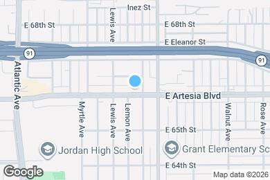 Map image of the property - 1115 E Artesia Blvd