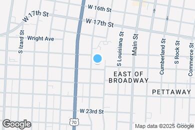 Map image of the property - 314 W Charles Bussey Ave