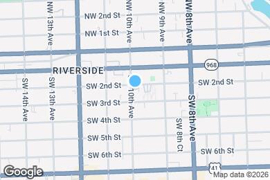 Map image of the property - 211 SW 10th Ave