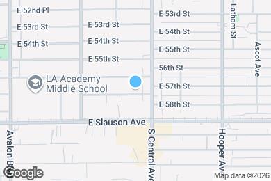 Map image of the property - 1033 E 57th St