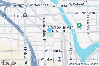 Map image of the property - 605 W Kinzie St