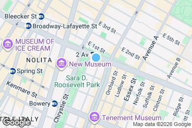 Map image of the property - 245 Eldridge St