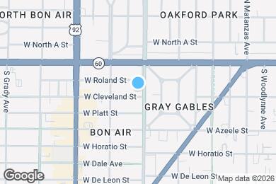 Map image of the property - 3603 W Cleveland St