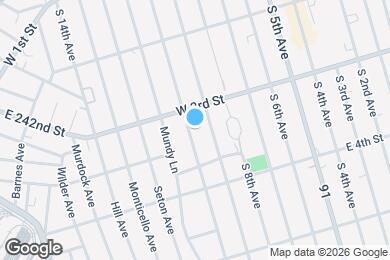 Map image of the property - 217 S Tenth Ave