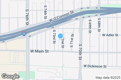 Map image of the property - 453 S 72nd St