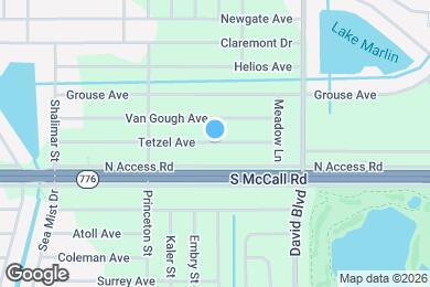 Map image of the property - 12161 Tetzel Ave