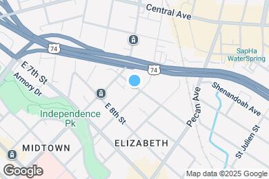 Map image of the property - 541 Lamar Ave