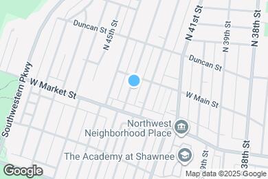 Map image of the property - 113 S 43rd St