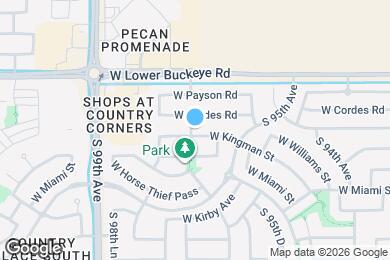 Map image of the property - 9642 W Kingman St