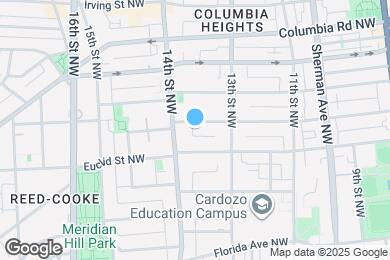 Map image of the property - 1340 Fairmont St NW