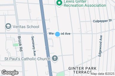 Map image of the property - 3216 Hawthorne Ave