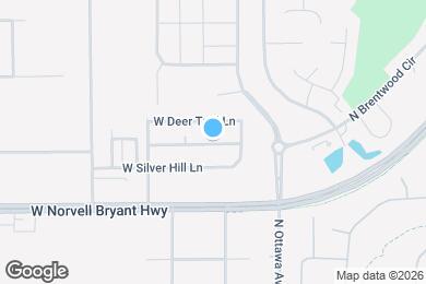 Map image of the property - 2087 W Shining Dawn Ln