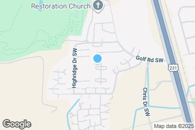 Map image of the property - 2220 Colony Dr SW