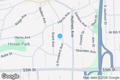 Map image of the property - 226 S Prospect Ave