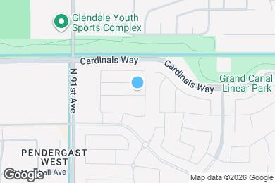 Map image of the property - 8914 W Rancho Dr