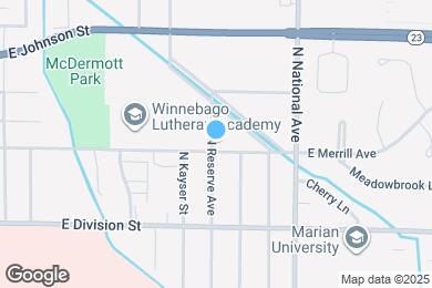 Map image of the property - 85 N Reserve Ave