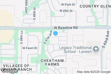 Map image of the property - 4614 W Valencia Dr
