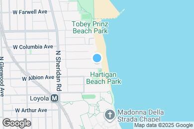 Map image of the property - 1039 W North Shore Ave