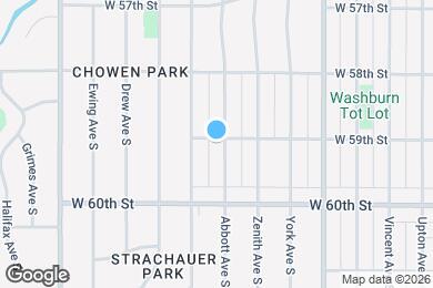 Map image of the property - 5900 Abbott Ave S