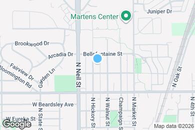 Map image of the property - 1306 Hickory St