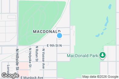 Map image of the property - 1016 N Yale Ave