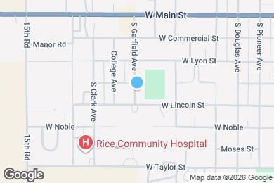 Map image of the property - 408 S Garfield Ave