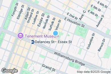 Map image of the property - 168 Rivington St