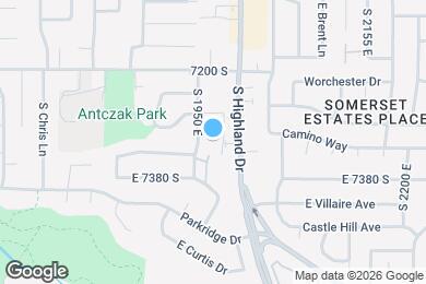 Map image of the property - 7265 S 1950 E