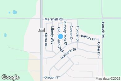 Map image of the property - 214 Old Spanish Trail