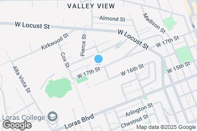 Map image of the property - 611 W 17th St